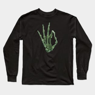 hand bones ok Long Sleeve T-Shirt